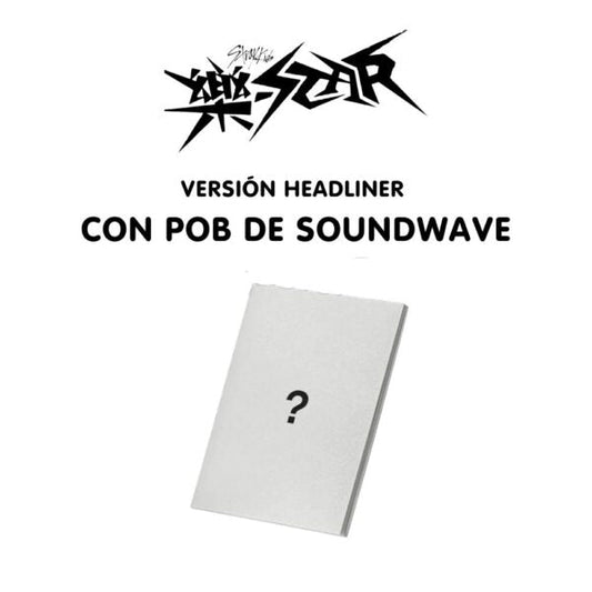 Straykids Rock Star Headliner Ver. POB SOUNDWAVE PREVENTA