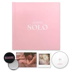 SOLO - BLACKPINK JENNIE Album CD + Photobook + Lyrics Postcard + Photocard