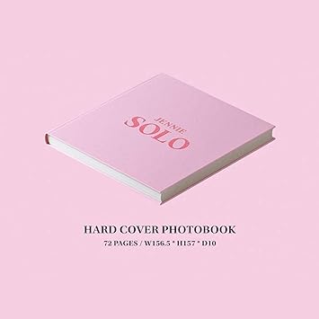 SOLO - BLACKPINK JENNIE Album CD + Photobook + Lyrics Postcard + Photocard