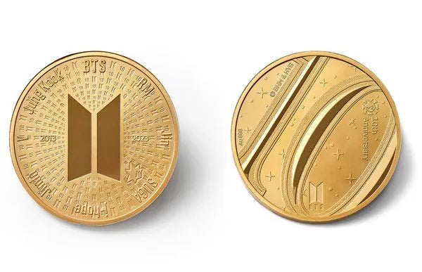 BTS – Monedas 10° Aniversario