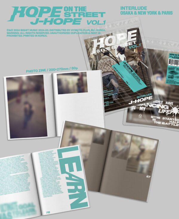 BTS J-hope Hope on the Street Vol 1