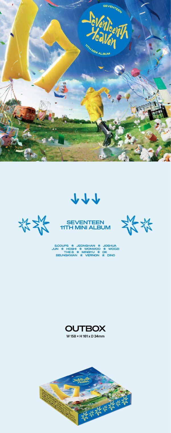 Seventeen 11th Mini Album HEAVEN Carat Ver. PREVENTA