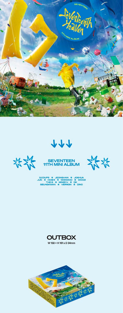 Seventeen 11th Mini Album HEAVEN Carat Ver. PREVENTA