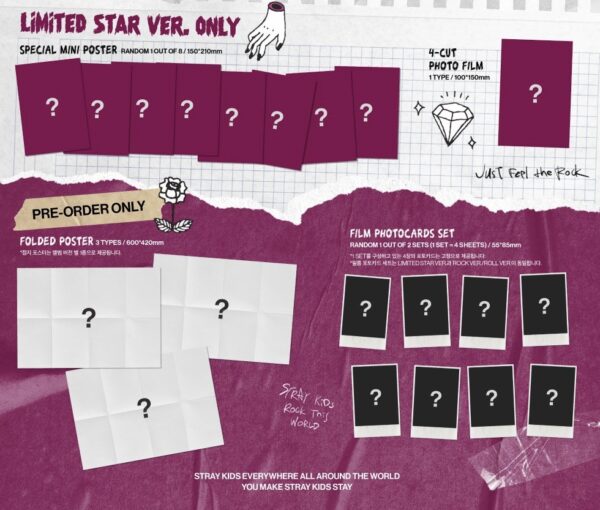 Straykids Rock Star Limited Star Ver. POB MUSIC PLANT PREVENTA