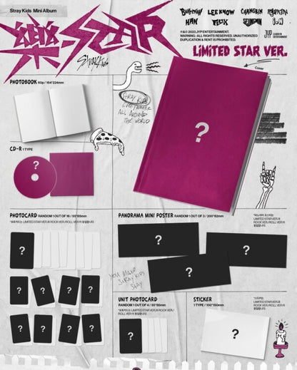 Straykids Rock Star Limited Star Ver. POB MUSIC PLANT PREVENTA