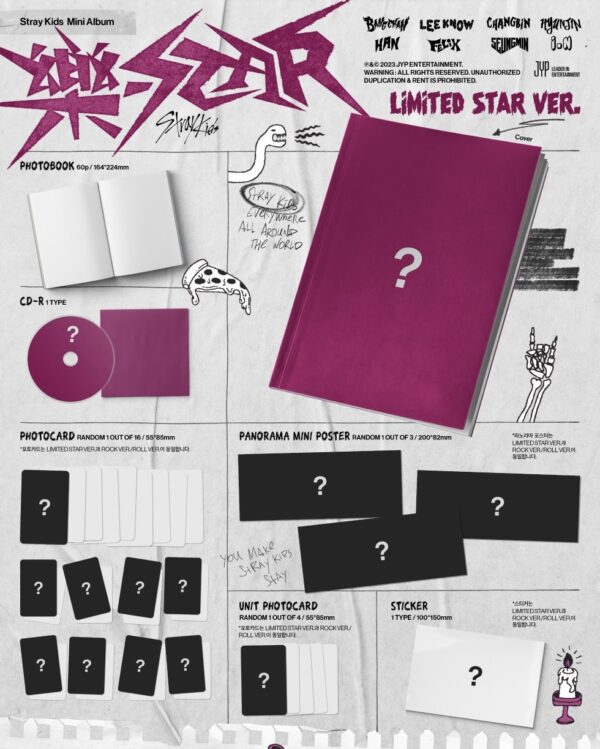 Straykids Rock Star Limited Star Ver. PREVENTA