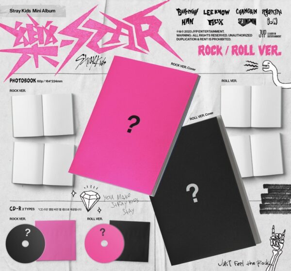 Straykids Rock Star Rock/Roll Ver. POB JYP PREVENTA