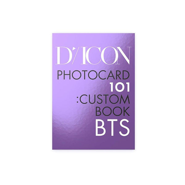 D-icon : BTS PHOTOCARD 101: CUSTOM BOOK