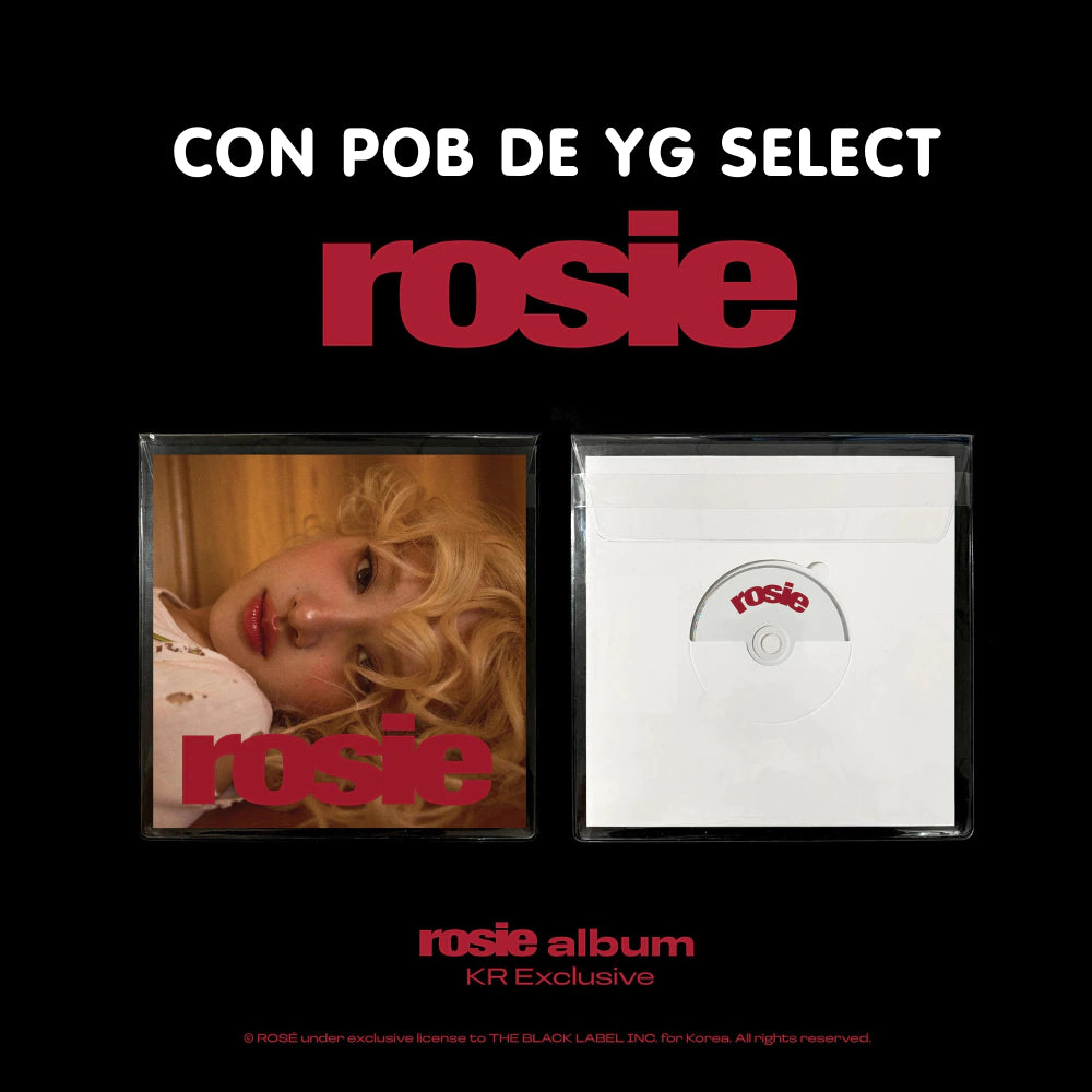 Rosé First Studio Album rosie KR Exclusive con Beneficio de YG Select PREVENTA